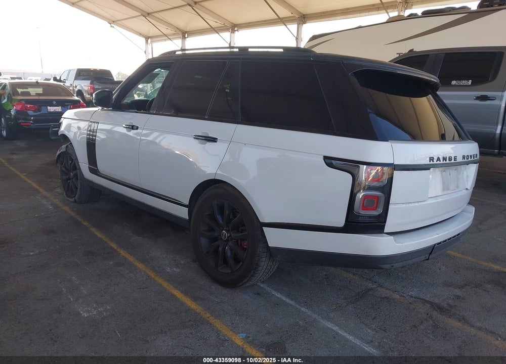2014 LAND ROVER RANGE ROVER 3.0L V6 SUPERCHARGED HSE VIN: SALGS2VF8EA125372