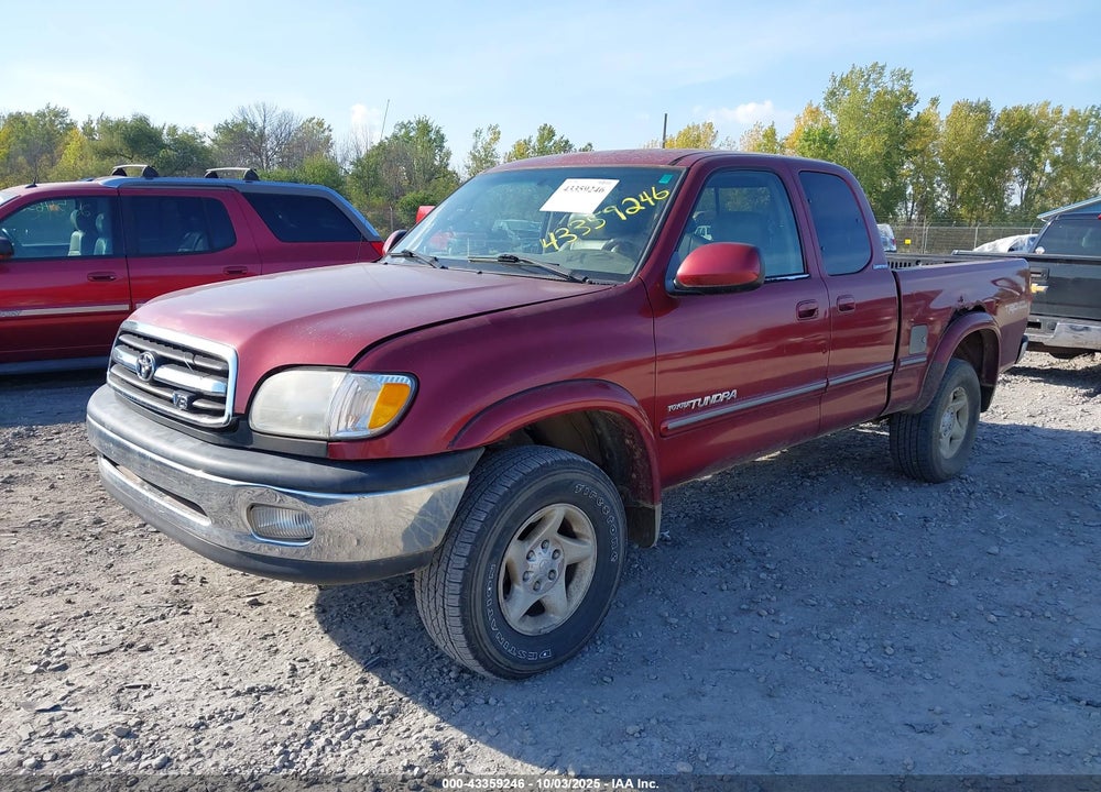 2000 TOYOTA TUNDRA LTD V8 VIN: 5TBBT4818YS108680