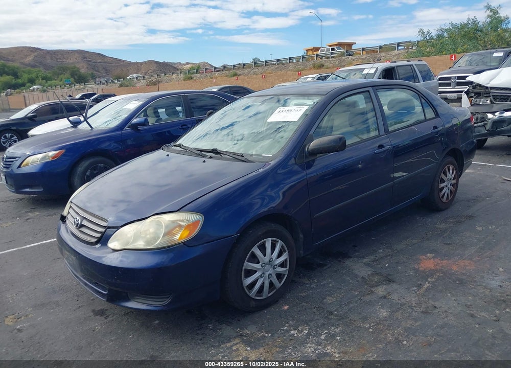 2003 TOYOTA COROLLA CE VIN: 1NXBR32E03Z090526