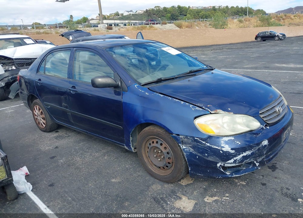 2003 TOYOTA COROLLA CE VIN: 1NXBR32E03Z090526