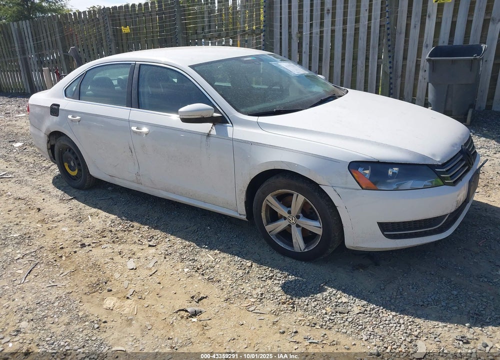 2013 VOLKSWAGEN PASSAT 2.5L SE VIN: 1VWBH7A32DC003776