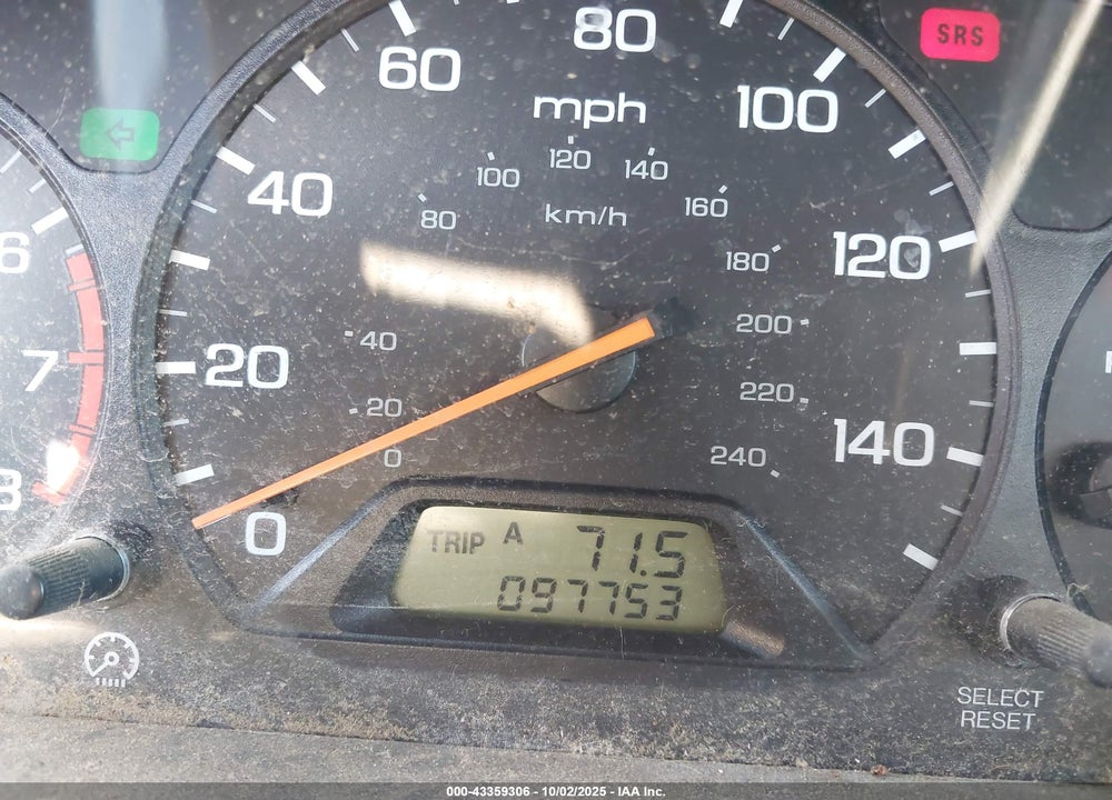 2001 HONDA ACCORD 2.3 EX VIN: 1HGCG56671A012709