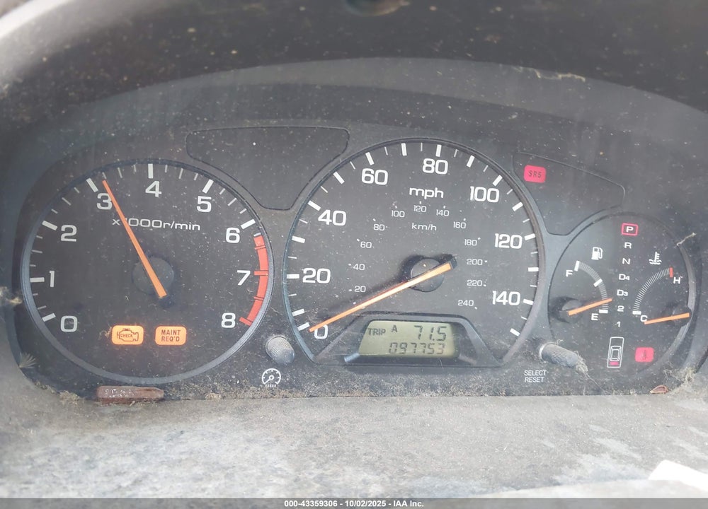 2001 HONDA ACCORD 2.3 EX VIN: 1HGCG56671A012709