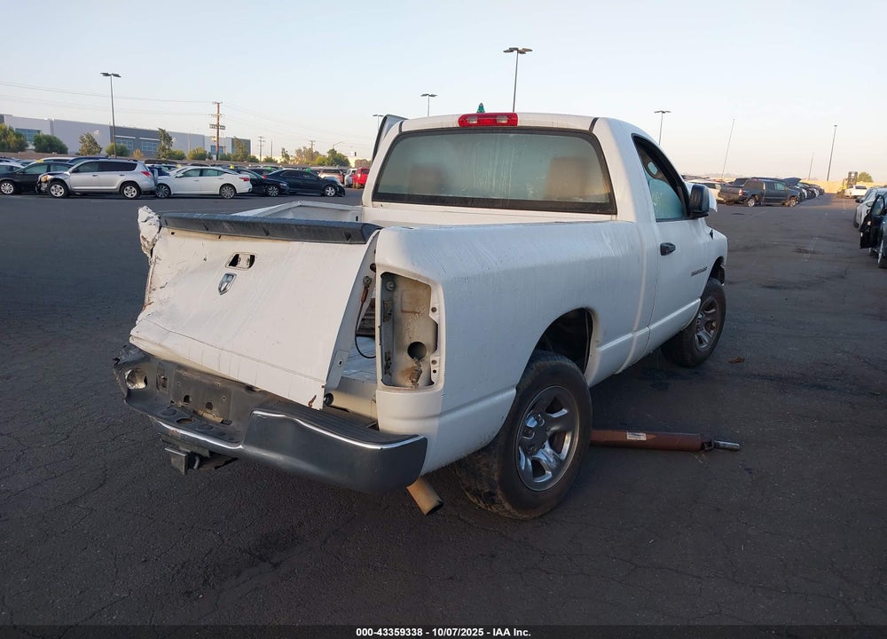 2006 DODGE RAM 1500 ST VIN: 1D7HA16K06J146972