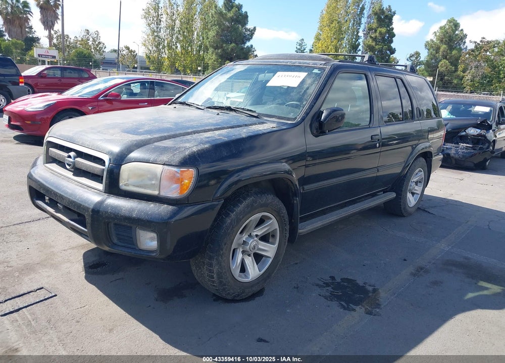 2002 NISSAN PATHFINDER LE VIN: JN8DR09X82W663635