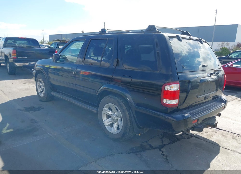 2002 NISSAN PATHFINDER LE VIN: JN8DR09X82W663635