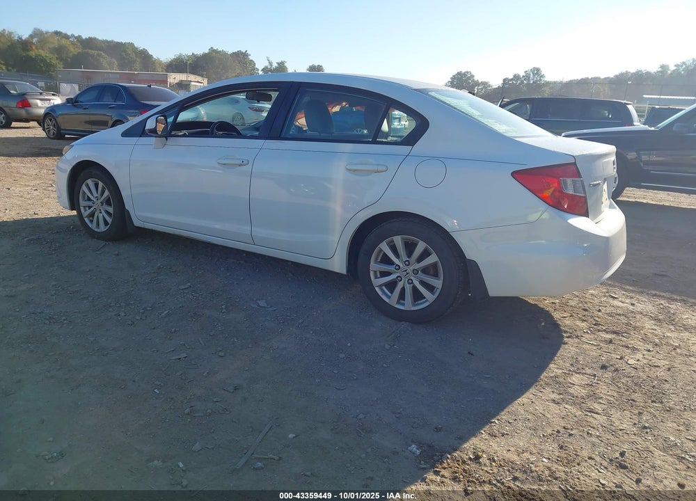 2012 HONDA CIVIC EX-L VIN: 2HGFB2F97CH523376