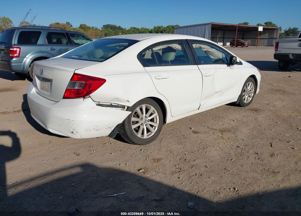 2012 HONDA CIVIC EX-L VIN: 2HGFB2F97CH523376