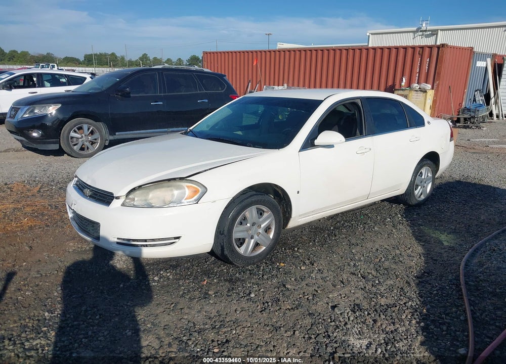 2008 CHEVROLET IMPALA VIN: 2G1WB55K381205297