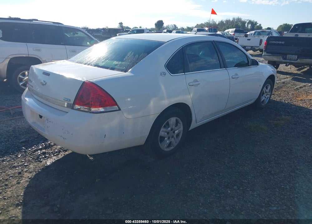 2008 CHEVROLET IMPALA VIN: 2G1WB55K381205297
