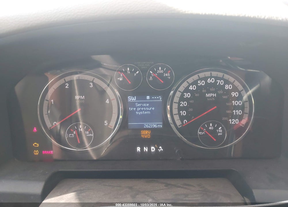 2010 DODGE RAM 2500 SLT VIN: 3D7UT2CL0AG146749