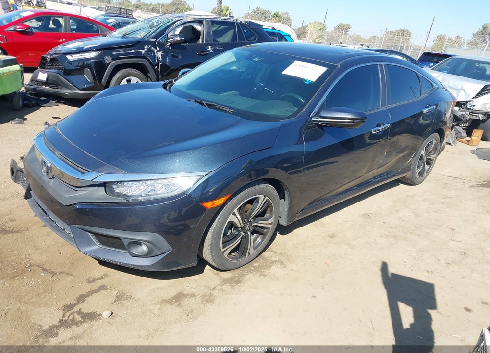 2016 HONDA CIVIC TOURING VIN: 19XFC1F95GE212116