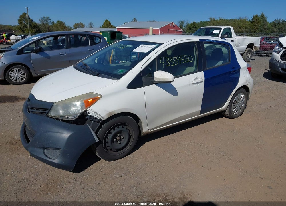 2012 TOYOTA YARIS LE VIN: JTDKTUD35CD522213
