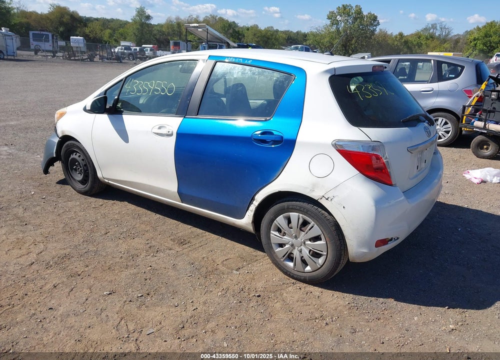 2012 TOYOTA YARIS LE VIN: JTDKTUD35CD522213