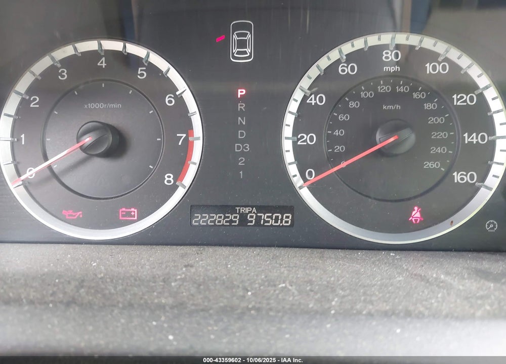 2009 HONDA ACCORD VIN: 1HGCP36839A008688