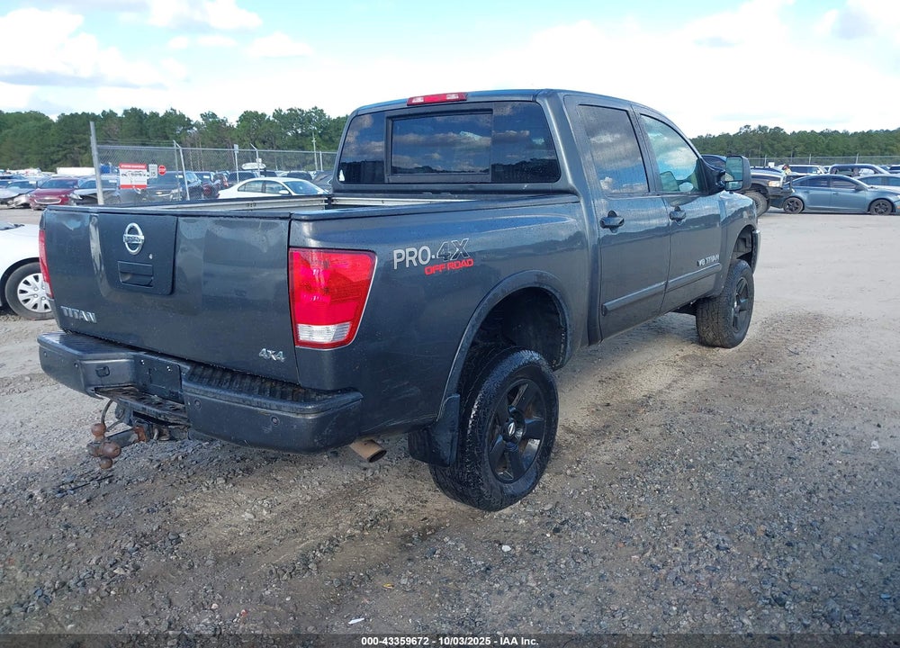 2008 NISSAN TITAN PRO-4X VIN: 1N6BA07C78N311068