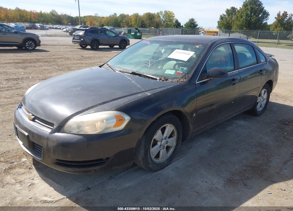 2008 CHEVROLET IMPALA VIN: 2G1WT58N681291126