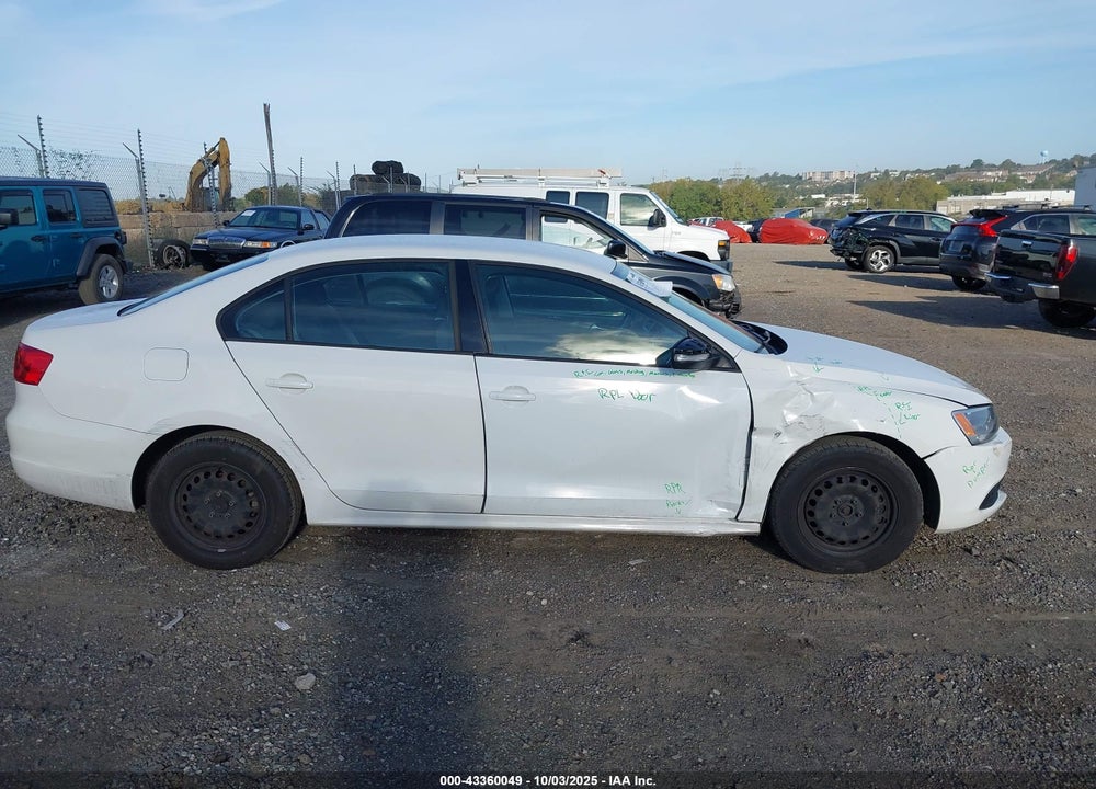2013 VOLKSWAGEN JETTA S VIN: 3VW2K7AJ4DM257780
