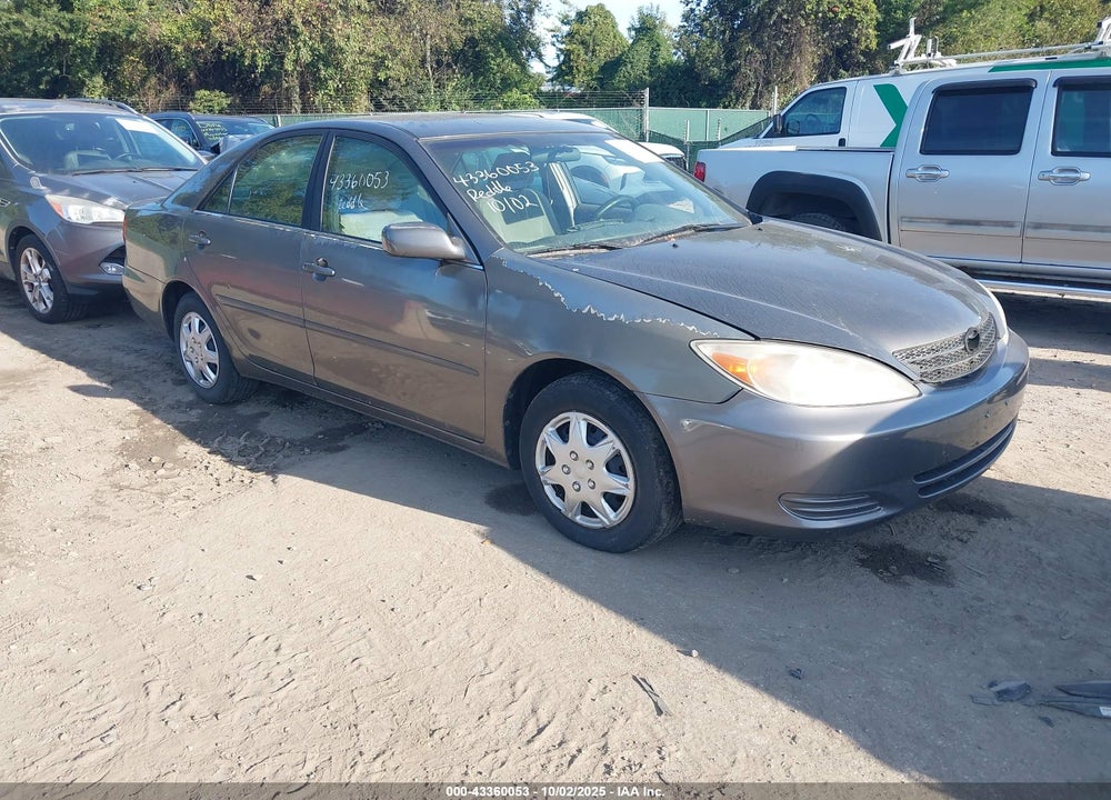 2004 TOYOTA CAMRY LE VIN: 4T1BE32K24U812615