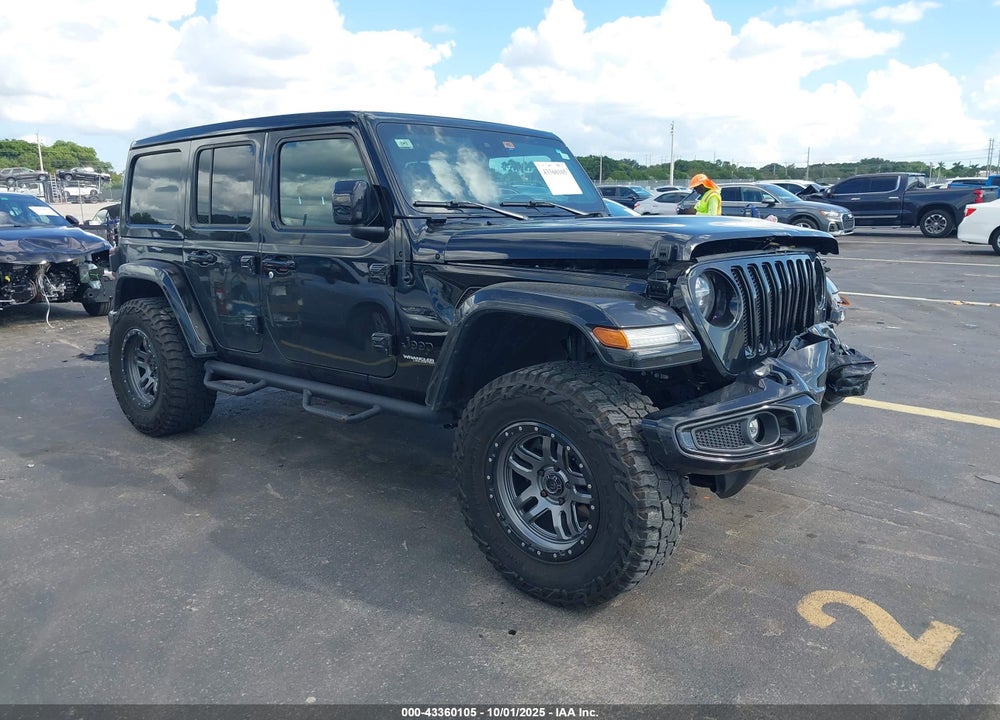 2021 JEEP WRANGLER UNLIMITED HIGH ALTITUDE 4X4 VIN: 1C4HJXEMXMW815510