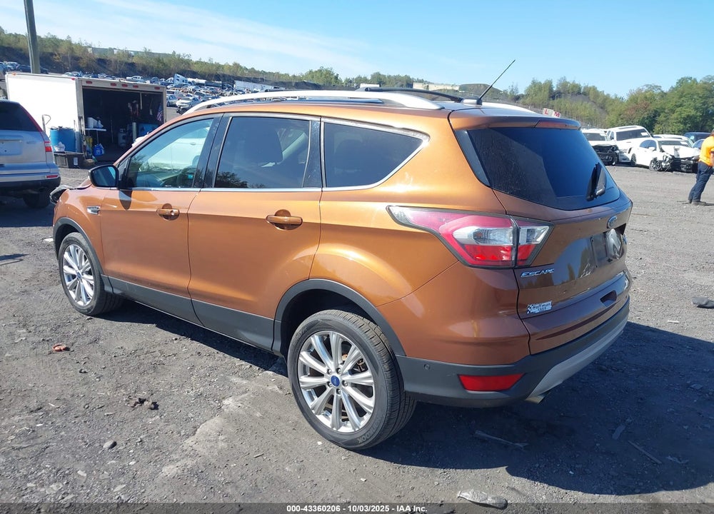 2017 FORD ESCAPE VIN: 1FMCU9JD5HUA87630