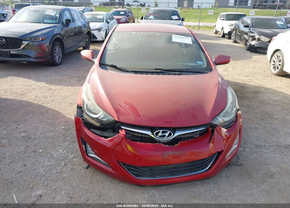 2016 HYUNDAI ELANTRA SE VIN: KMHDH4AE0GU503389