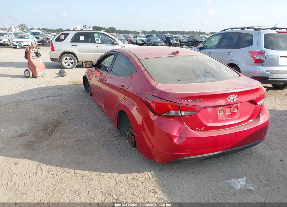 2016 HYUNDAI ELANTRA SE VIN: KMHDH4AE0GU503389