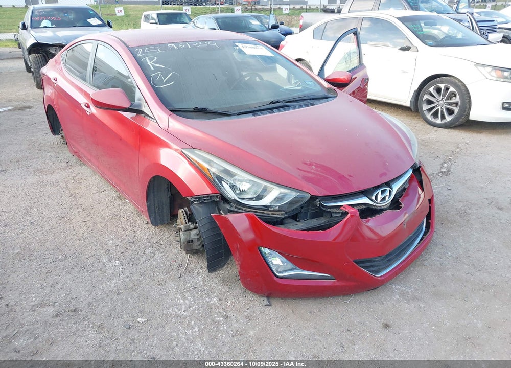2016 HYUNDAI ELANTRA SE VIN: KMHDH4AE0GU503389