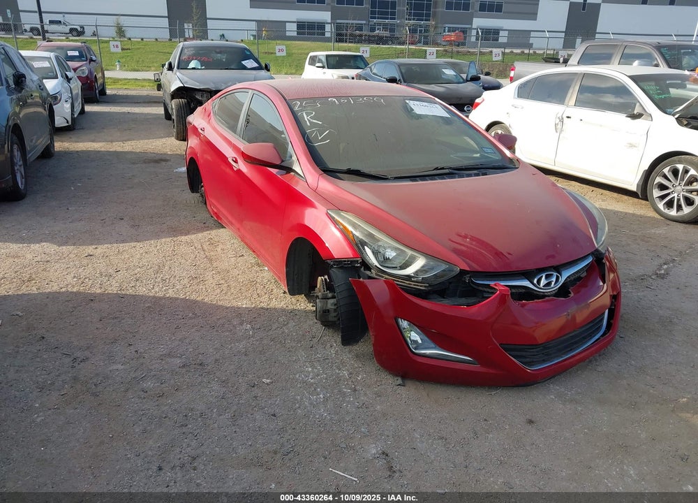 2016 HYUNDAI ELANTRA SE VIN: KMHDH4AE0GU503389