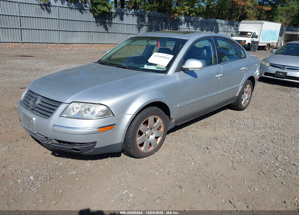 2005 VOLKSWAGEN PASSAT GLS TDI VIN: WVWAE63B85E076730