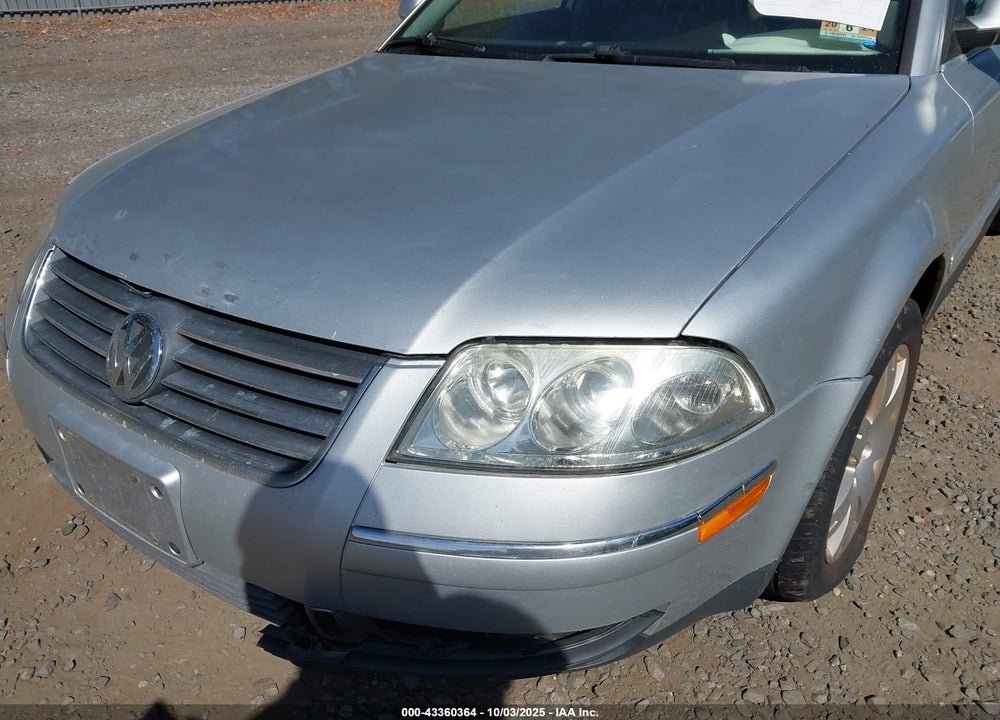 2005 VOLKSWAGEN PASSAT GLS TDI VIN: WVWAE63B85E076730