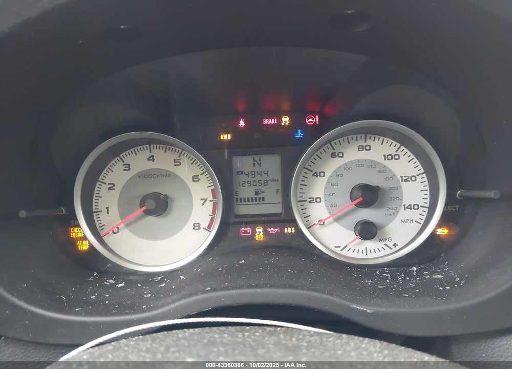 2013 SUBARU IMPREZA VIN: JF1GPAL66DH212298