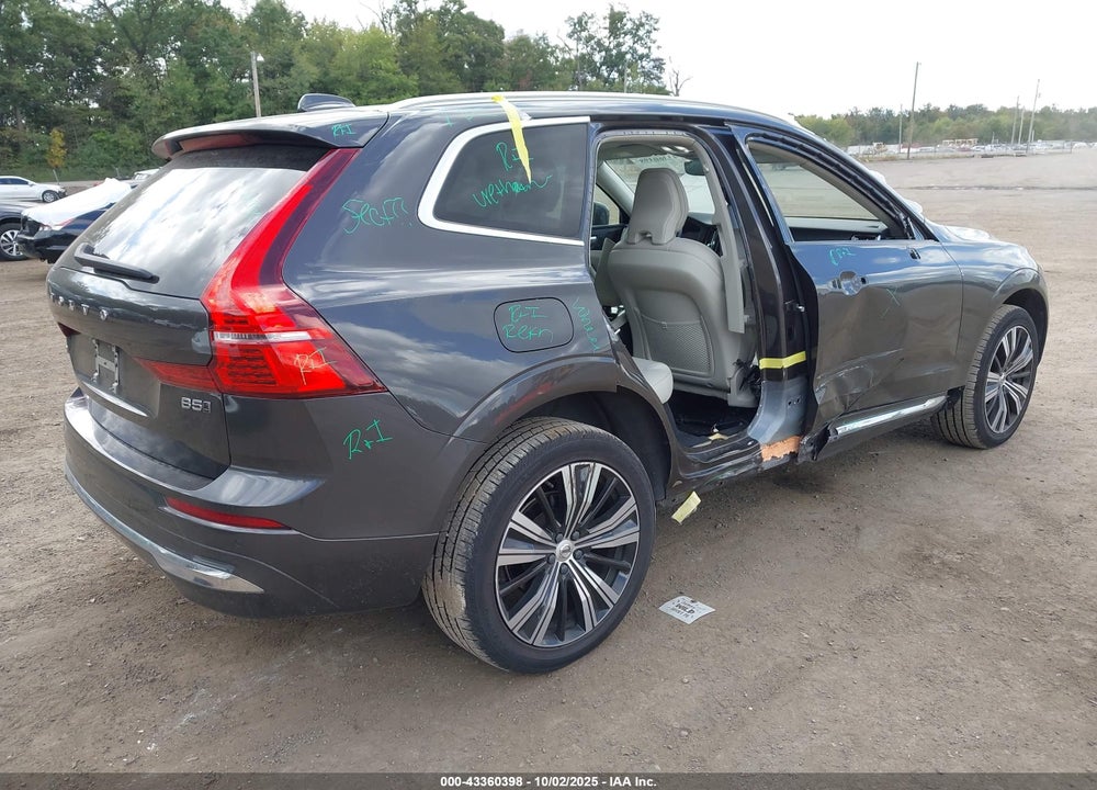 2022 VOLVO XC60 B5 INSCRIPTION VIN: YV4L12RL8N1080911