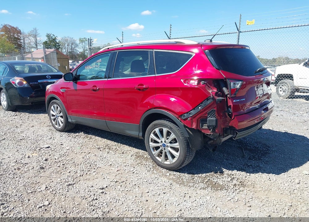 2017 FORD ESCAPE TITANIUM VIN: 1FMCU9JDXHUD17520