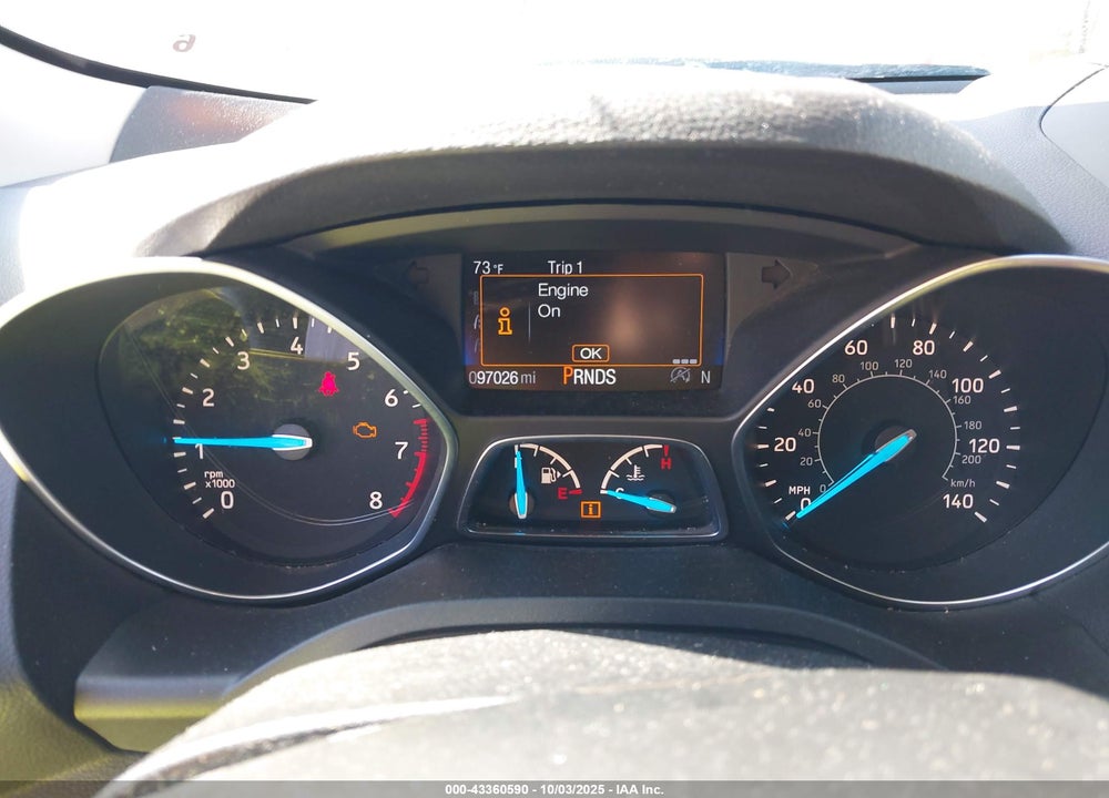 2017 FORD ESCAPE TITANIUM VIN: 1FMCU9JDXHUD17520