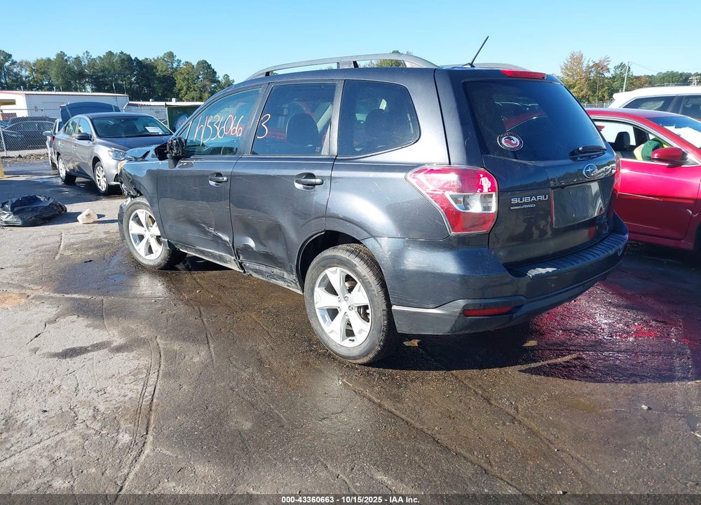 2015 SUBARU FORESTER 2.5I PREMIUM VIN: JF2SJADC0FH502843