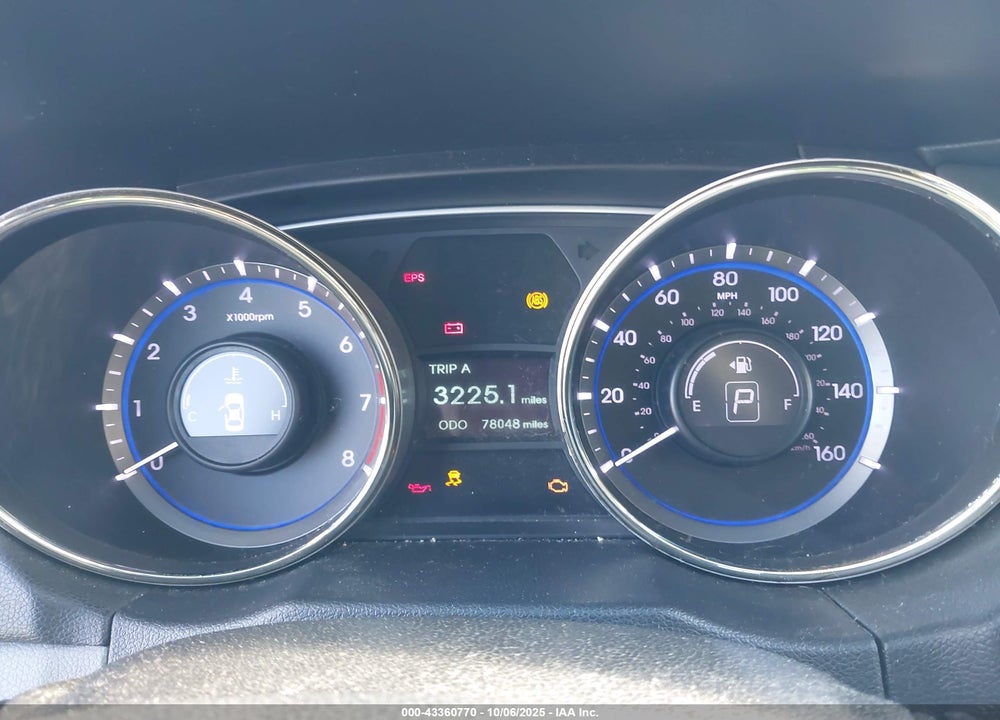 2013 HYUNDAI SONATA VIN: 5NPEB4AC3DH650935