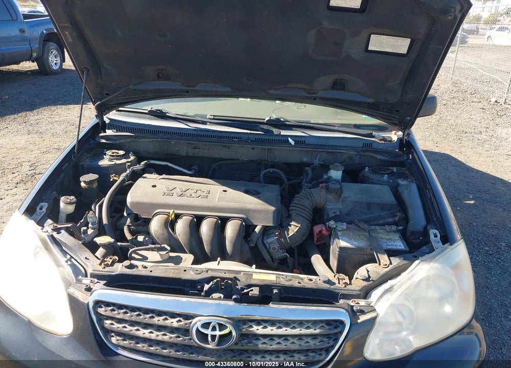 2008 TOYOTA COROLLA VIN: 2T1BR32E78C891267