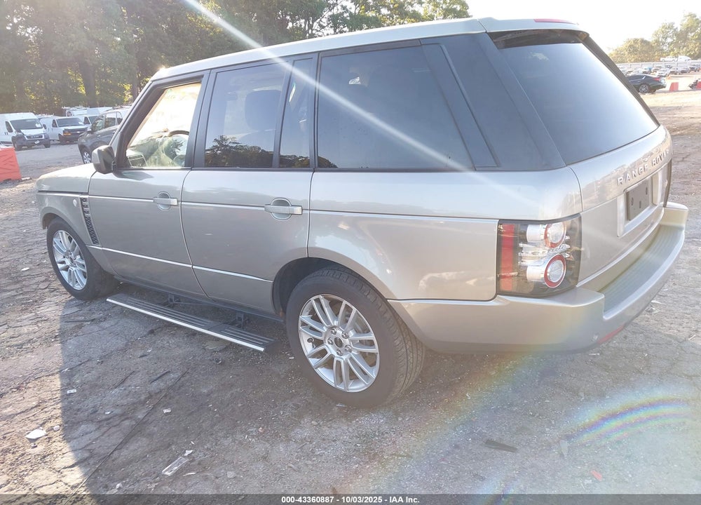 2012 LAND ROVER RANGE ROVER VIN: SALME1D46CA376490