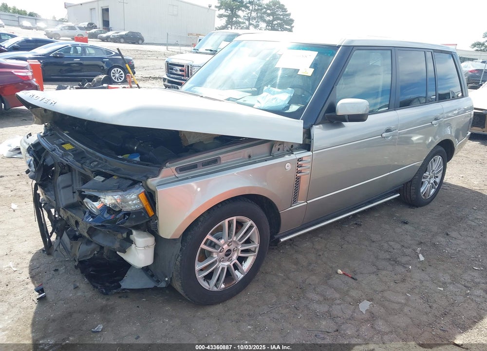 2012 LAND ROVER RANGE ROVER VIN: SALME1D46CA376490