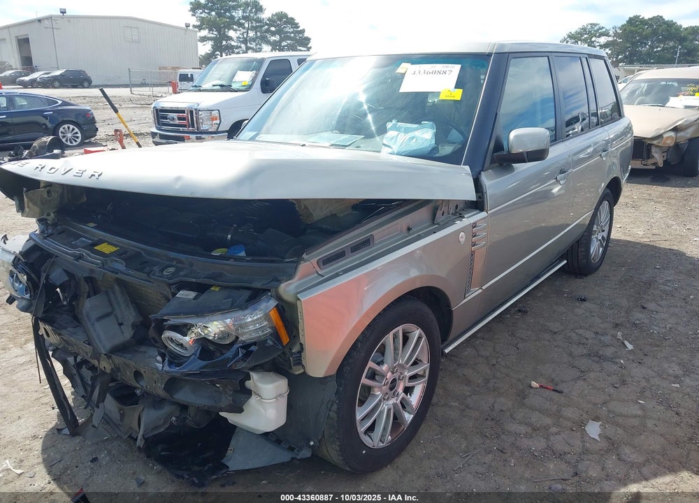 2012 LAND ROVER RANGE ROVER VIN: SALME1D46CA376490