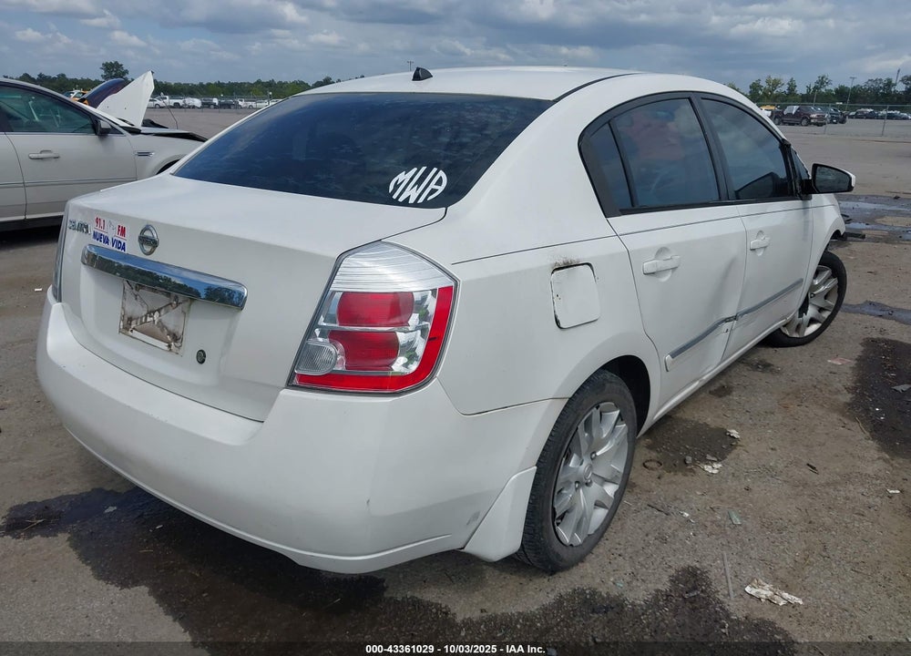 2010 NISSAN SENTRA VIN: 3N1AB6AP0AL633067
