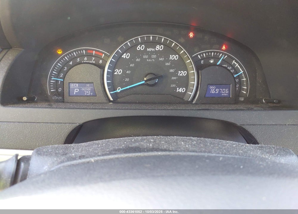 2012 TOYOTA CAMRY LE VIN: 4T1BF1FK9CU001310