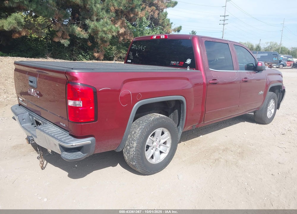 2017 GMC SIERRA 1500 SLE VIN: 3GTP1MEC5HG206945