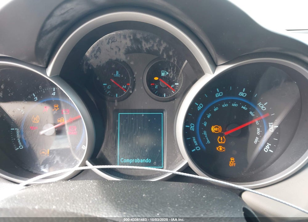 2012 CHEVROLET CRUZE VIN: 1G1PC5SH9C7286926