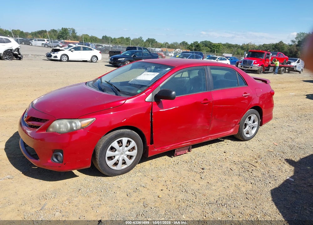 2011 TOYOTA COROLLA VIN: 2T1BU4EE4BC596568