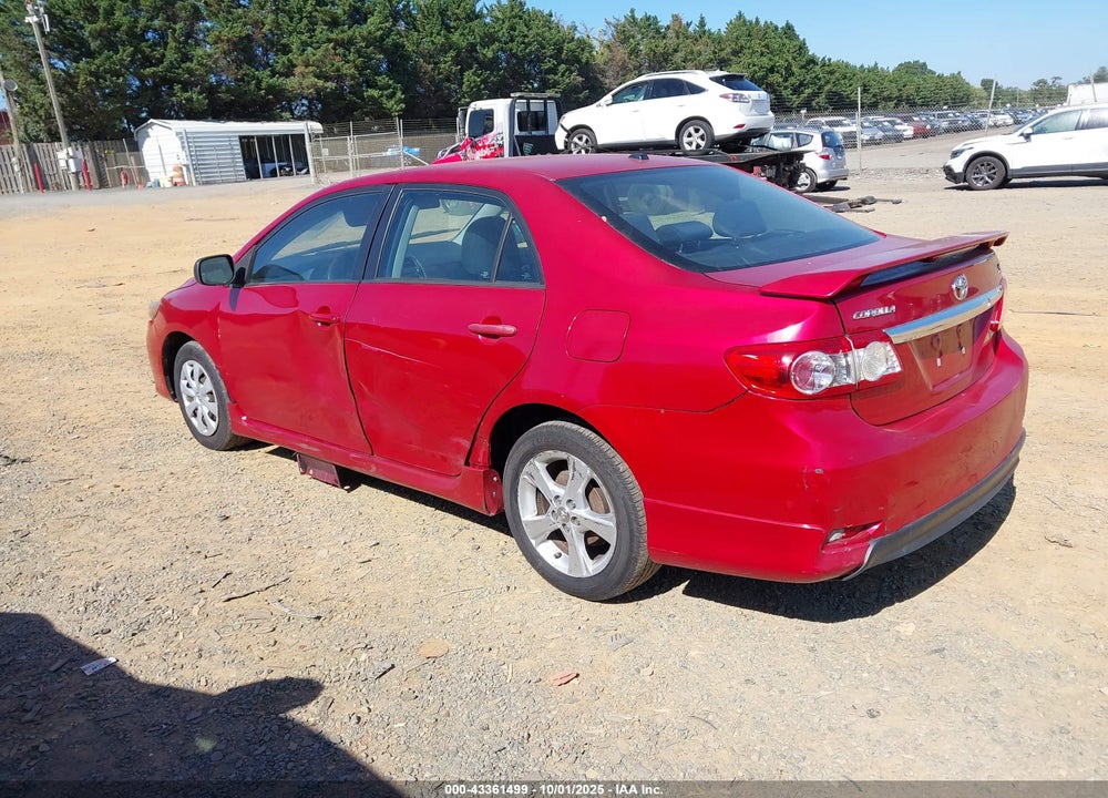 2011 TOYOTA COROLLA VIN: 2T1BU4EE4BC596568