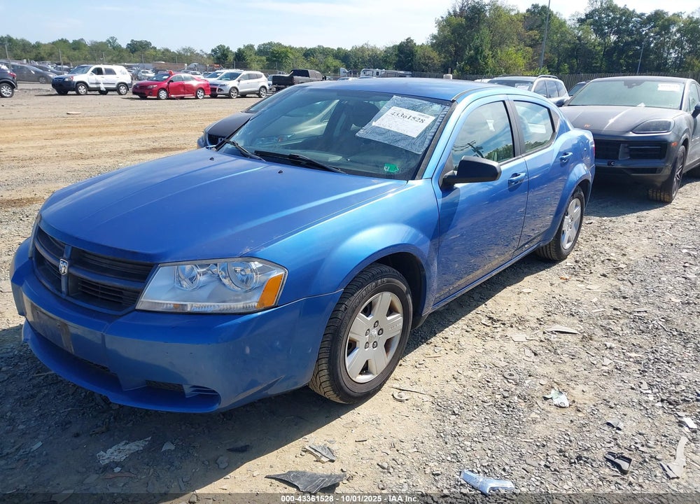 2008 DODGE AVENGER SE VIN: 1B3LC46K48N170009