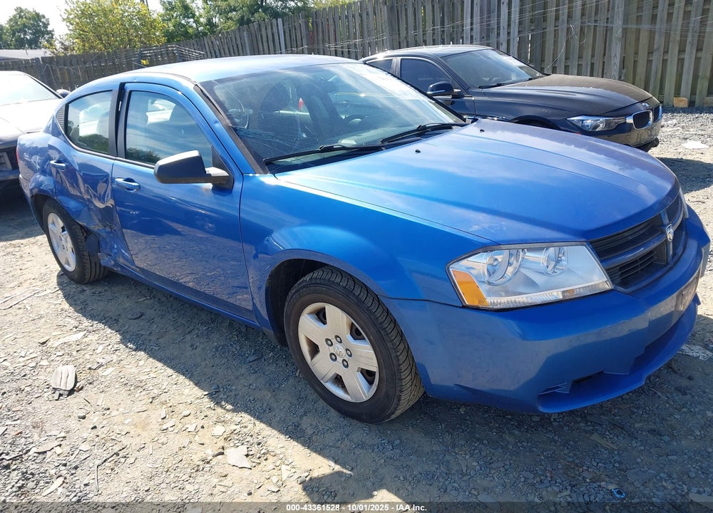 2008 DODGE AVENGER SE VIN: 1B3LC46K48N170009