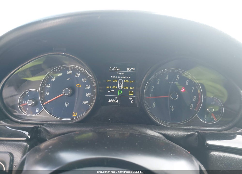 2014 MASERATI GRANTURISMO VIN: ZAM45VLA3E0083267